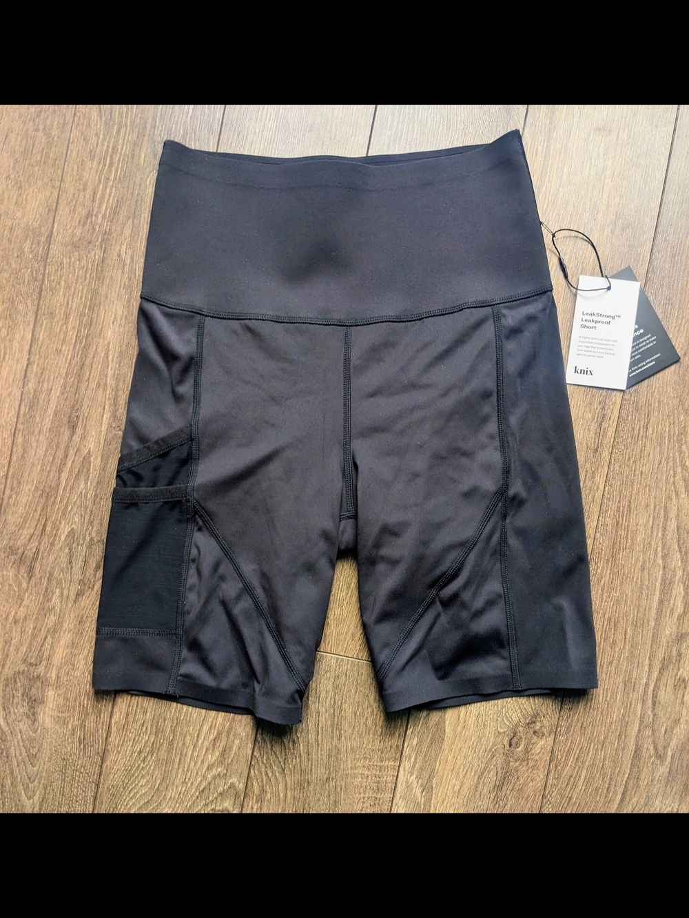 Knix Leakstrong Leakproof Shorts  Black Size S